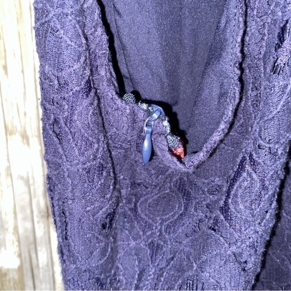 Betsy Johnson Navy Lace Strappy Dress - Picture 4 of 7